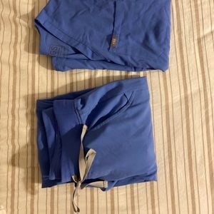 Figs scrubs Tall set Ceil blue